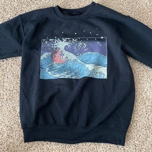 Pacsun Midnight Wave Hoodie SIZE SMALL